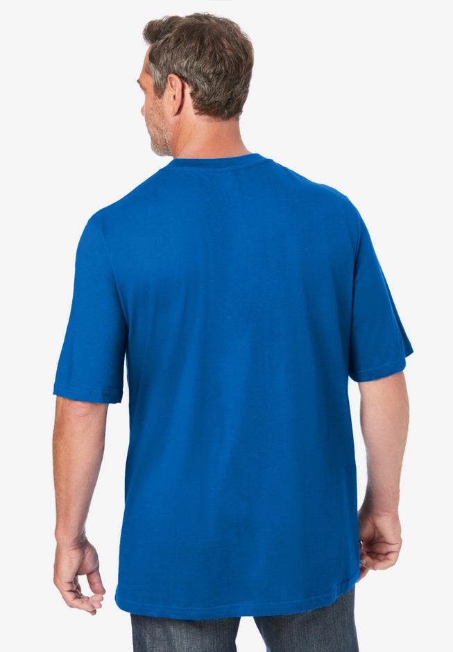 Shrink-Less™ Lightweight Pocket Crewneck T-Shirt image number 1