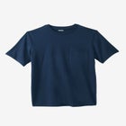 Shrink-Less™ Lightweight Pocket Crewneck T-Shirt image number null