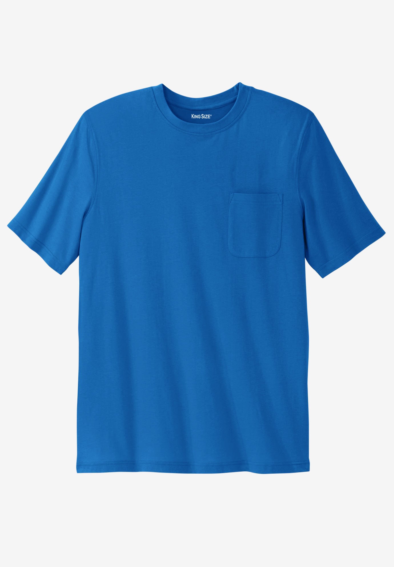 Shrink-Less™ Lightweight Pocket Crewneck T-Shirt image number 0