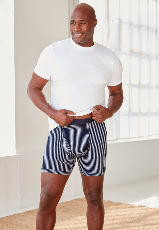 5-pack Cotton Crewneck Undershirts image number 2