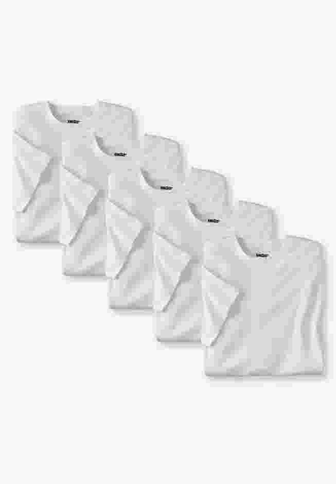 5-pack Cotton Crewneck Undershirts image number 0