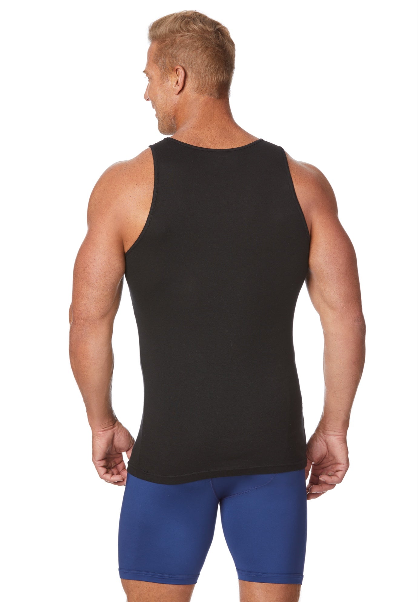 5-Pack Ribbed Cotton Tank Undershirt  image number 2