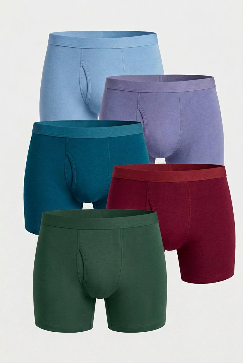 Cotton Boxer Briefs 5-Pack image number 0