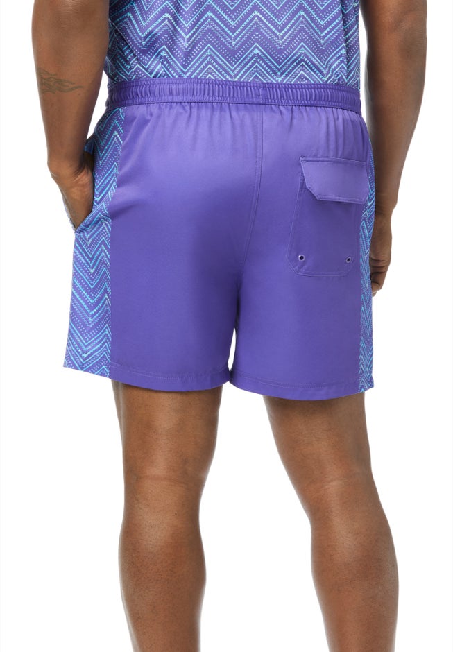 5" Contrast Swim Shorts with Super Stretch Liner image number 4
