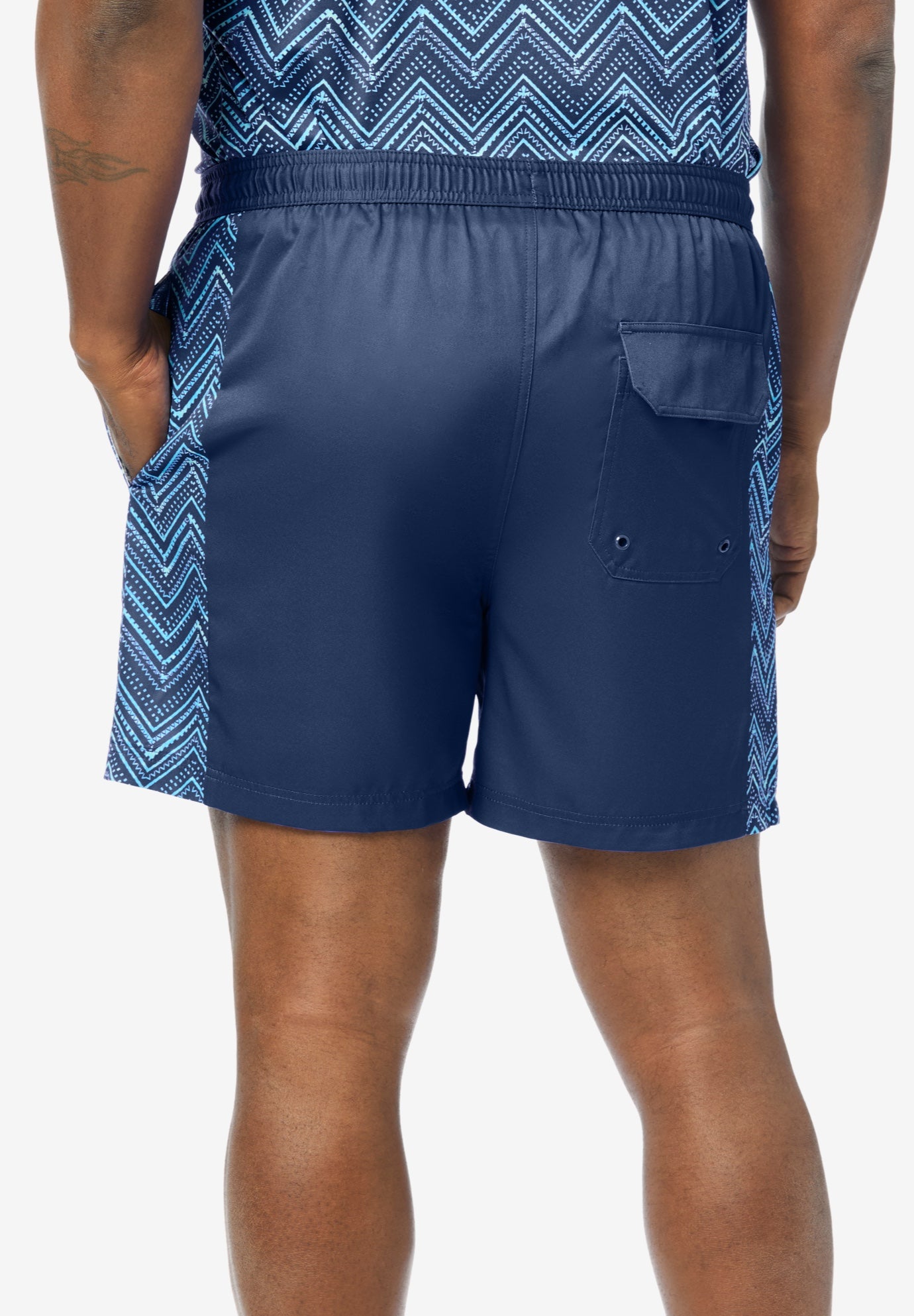 5" Contrast Swim Shorts with Super Stretch Liner image number 1