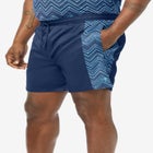 5" Contrast Swim Shorts with Super Stretch Liner image number null