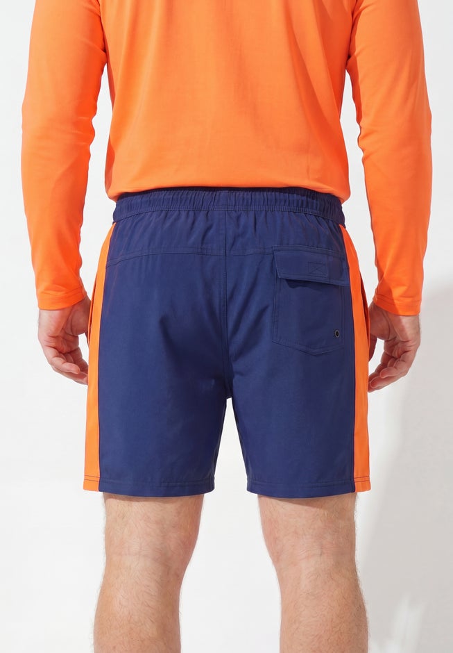 5" Contrast Swim Shorts with Super Stretch Liner image number 4