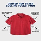 SILVER Cooling Pocket Polo image number null