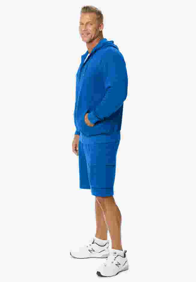 French Terry Zip-Up Hoodie image number 2