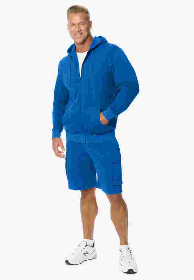 French Terry Zip-Up Hoodie image number 3