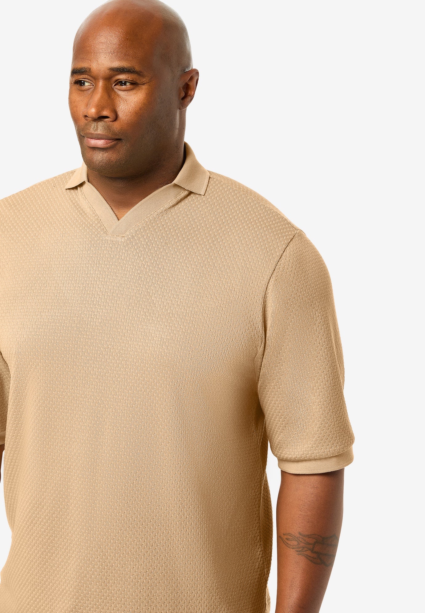 Knit Sweater Polo image number 4