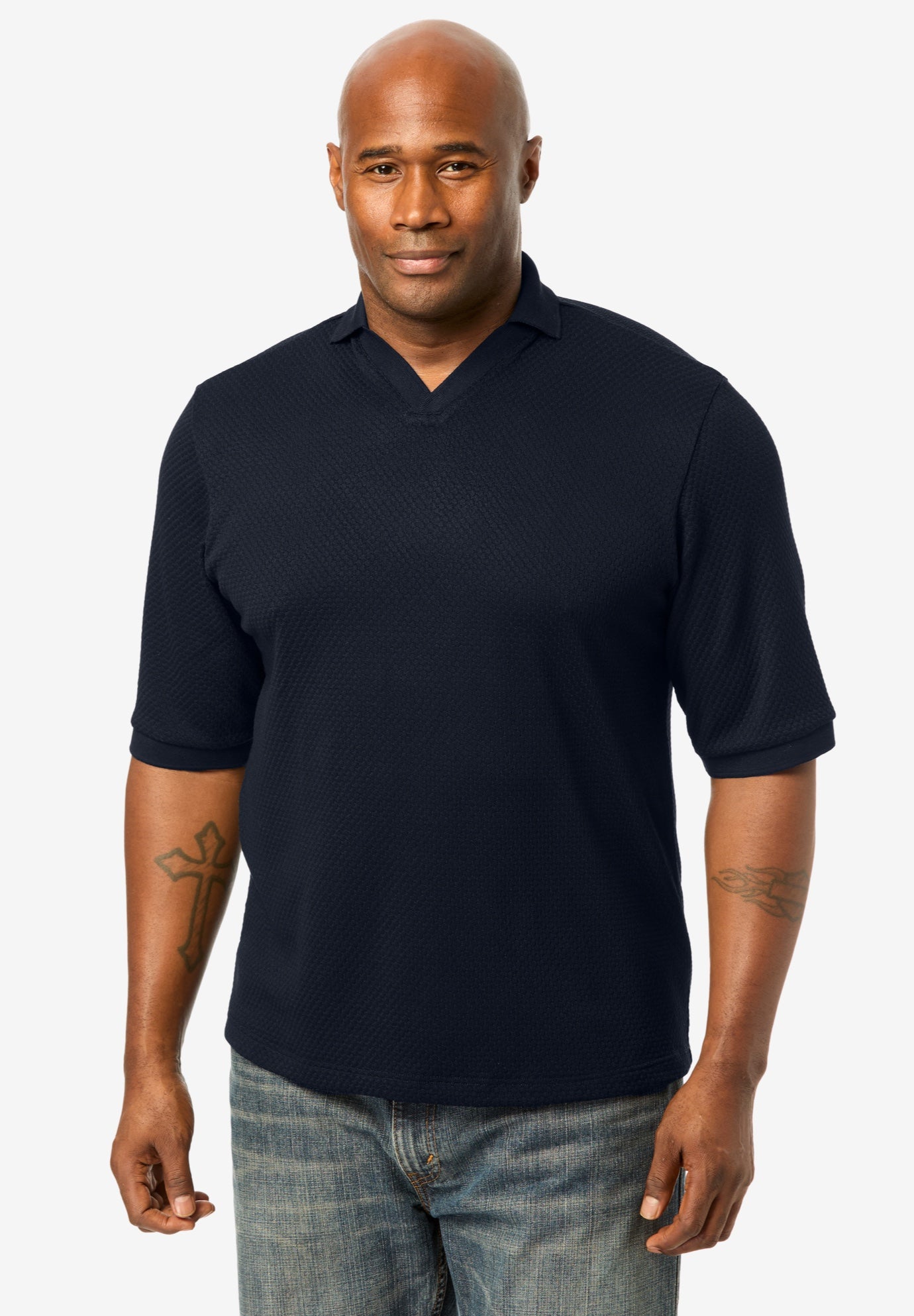Knit Sweater Polo image number 1