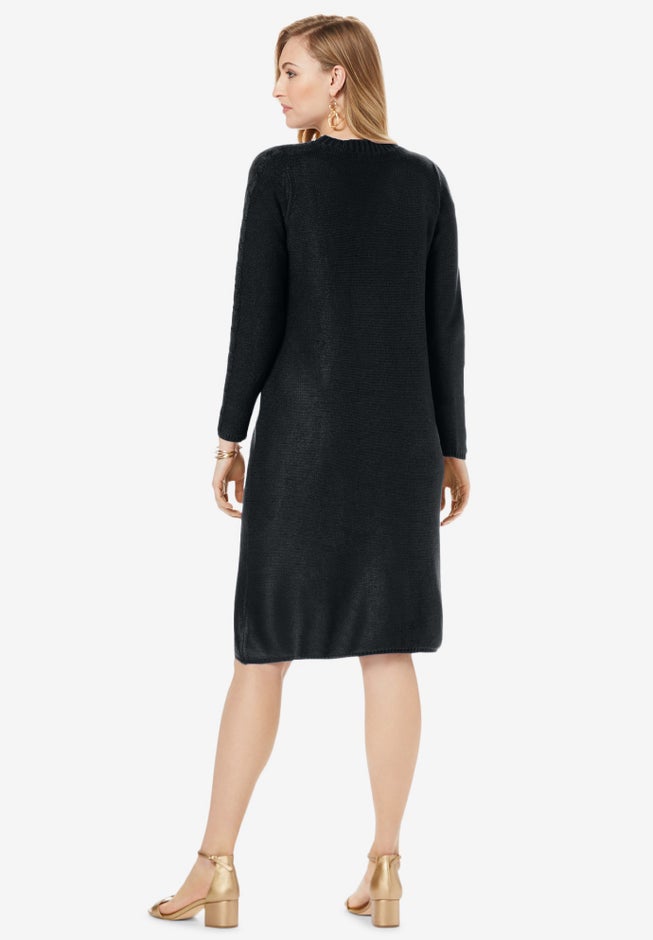 Cable Sweater Dress image number 1