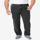 Straight-Fit Stretch 5-Pocket Jeans image number null