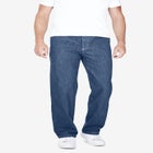 Loose-Fit Side Elastic 5-Pocket Jeans image number null