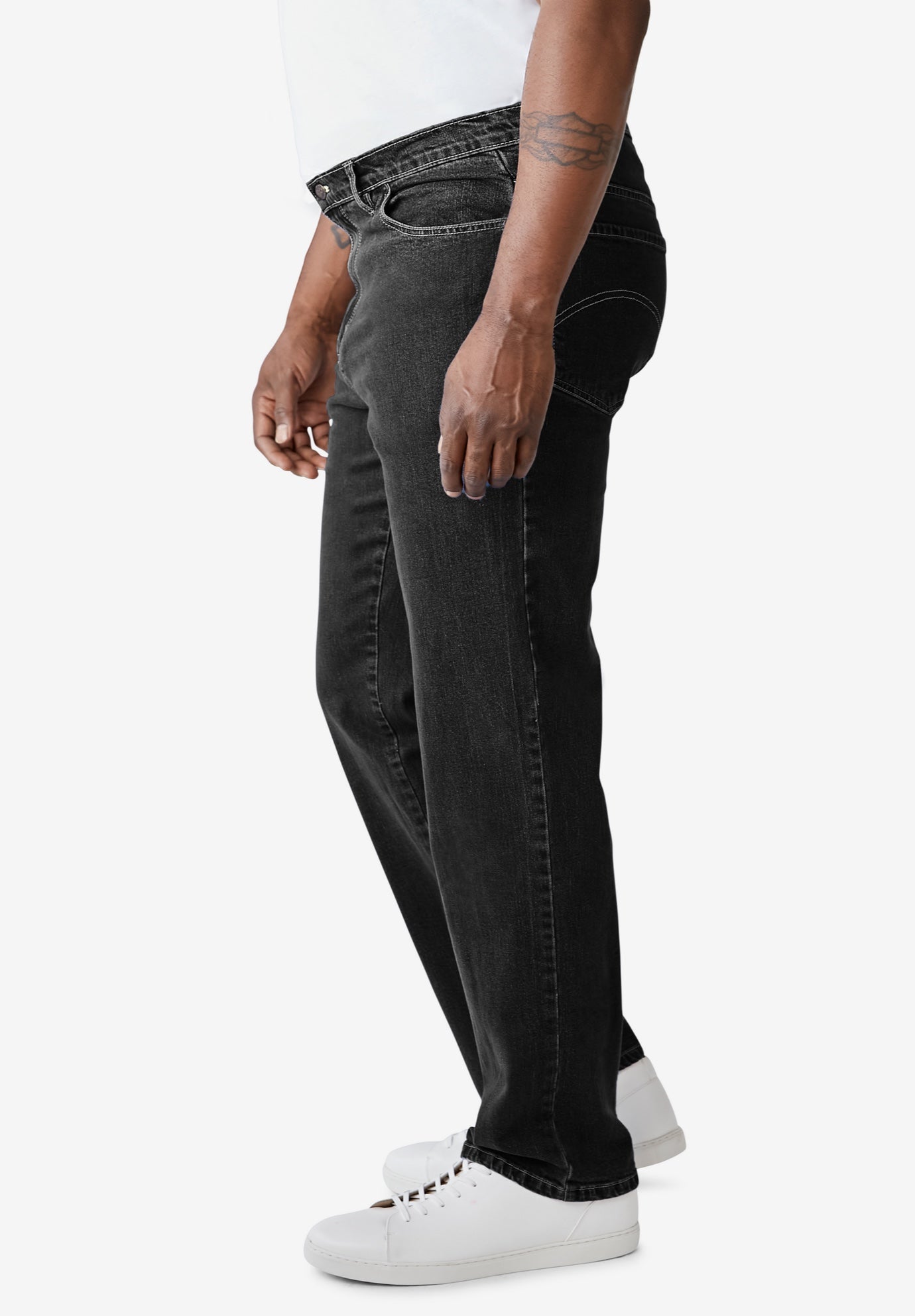 Relaxed-Fit Stretch 5-Pocket Jeans image number 2