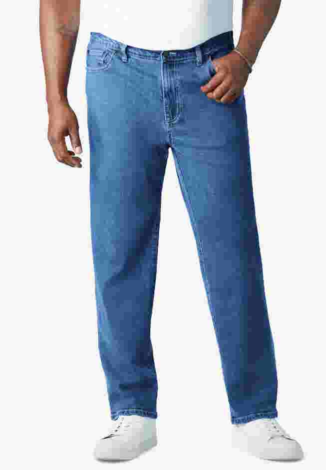Relaxed-Fit Stretch 5-Pocket Jeans image number 0