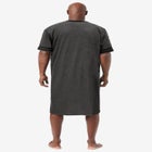 Short-Sleeve Jersey Henley Nightshirt image number 3
