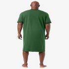 Short-Sleeve Jersey Henley Nightshirt image number null