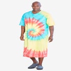 Short-Sleeve Jersey Henley Nightshirt image number null