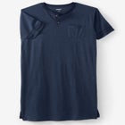 Short-Sleeve Jersey Henley Nightshirt image number null