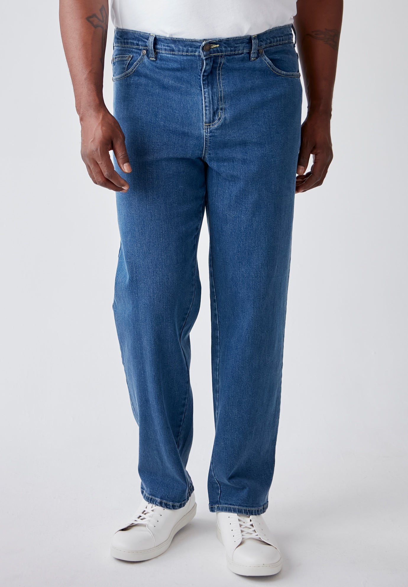 Liberty Blues&trade; Loose Fit 5-Pocket Stretch Jeans image number 0