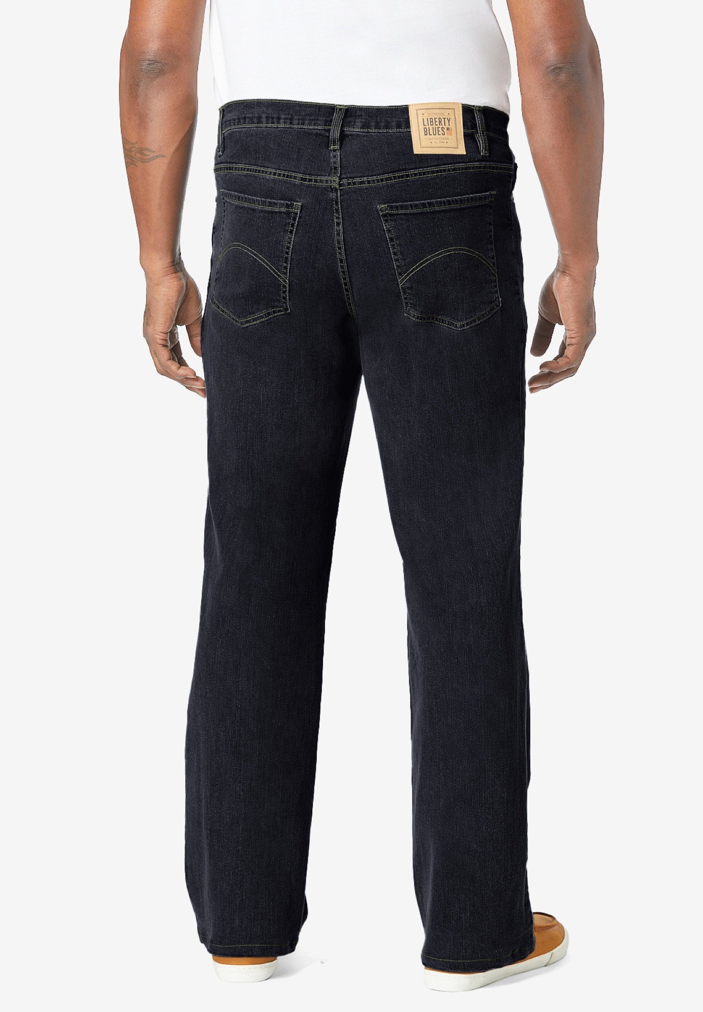 Liberty Blues&trade; Loose Fit 5-Pocket Stretch Jeans image number 1