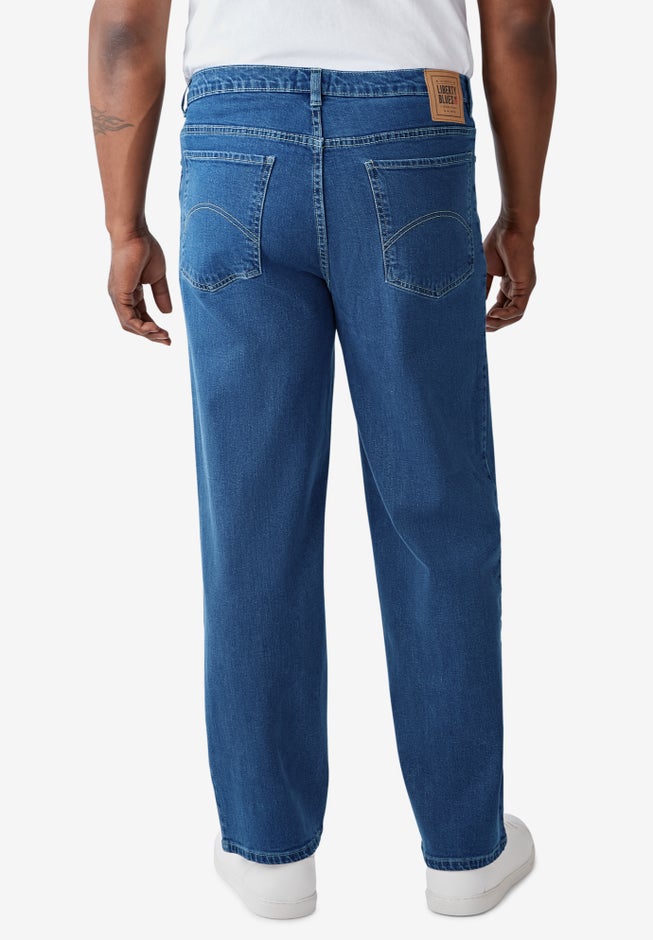 Liberty Blues™ Loose Fit 5-Pocket Stretch Jeans image number 1