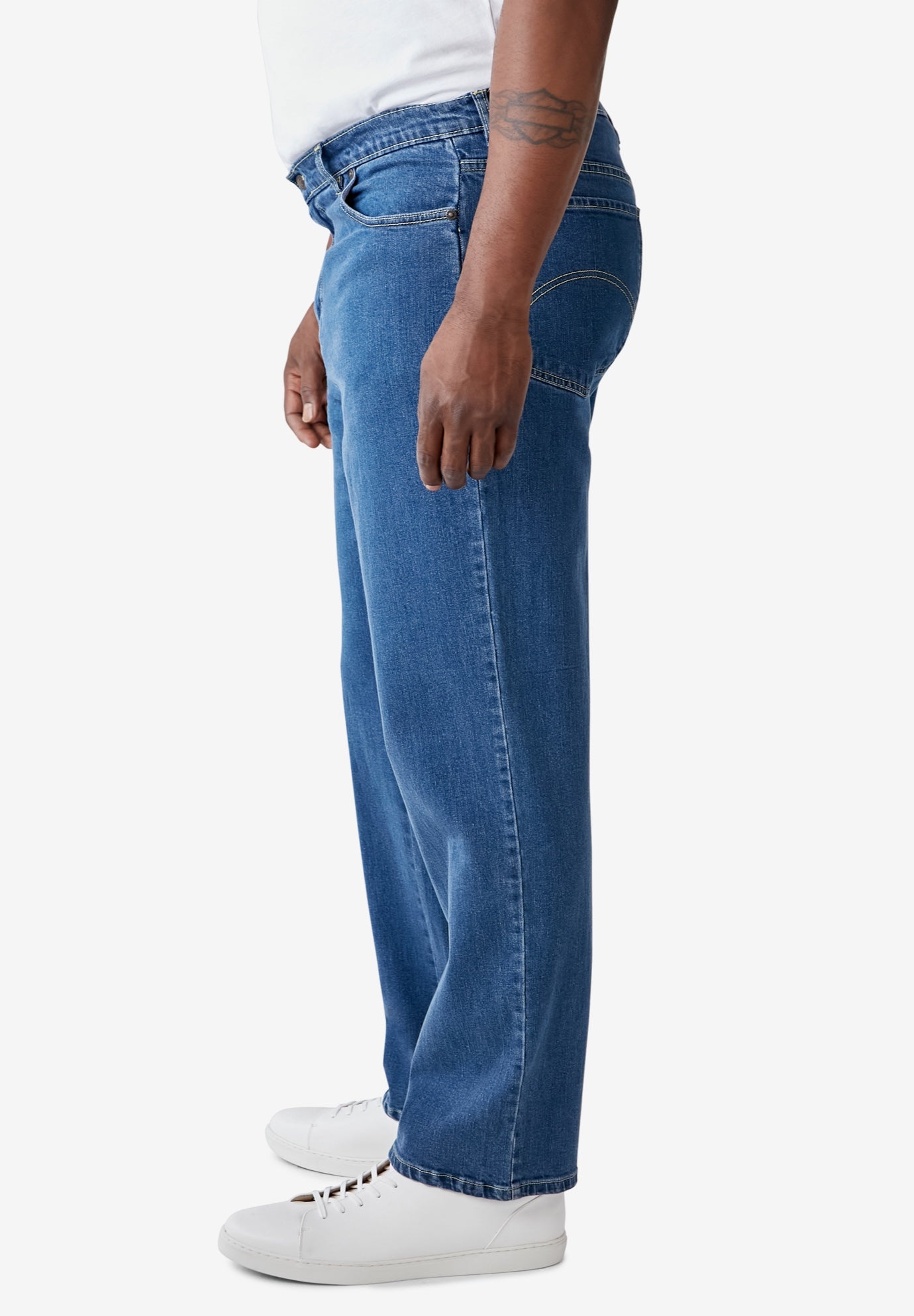 Liberty Blues™ Loose Fit 5-Pocket Stretch Jeans image number 2