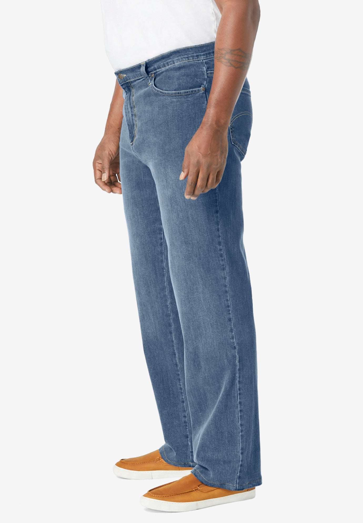 Liberty Blues™ Loose Fit 5-Pocket Stretch Jeans image number 2