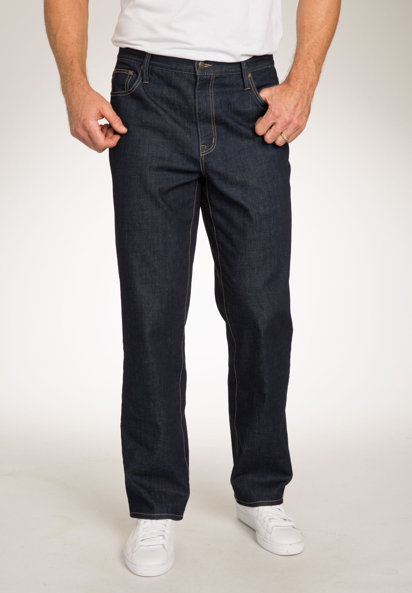 Liberty Blues&trade; Loose Fit 5-Pocket Stretch Jeans image number 0