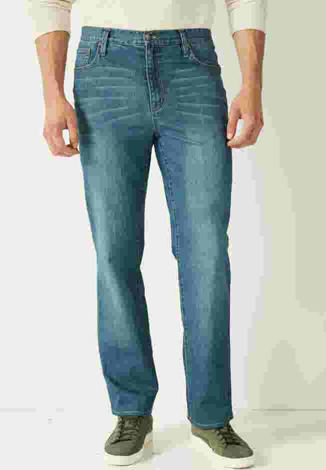 Liberty Blues™ Loose Fit 5-Pocket Stretch Jeans image number 0