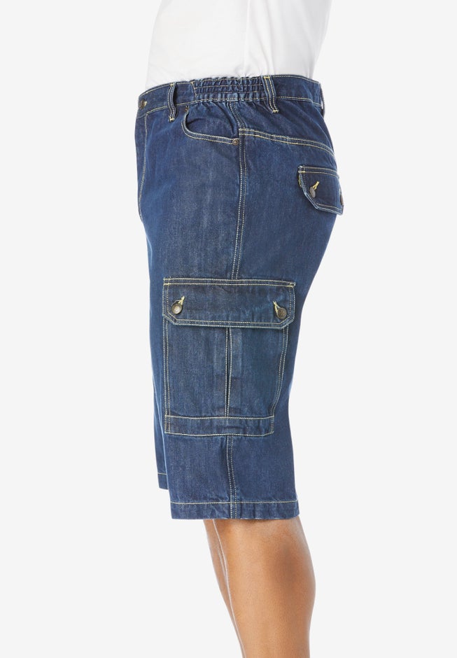 Denim Cargo Shorts image number 2