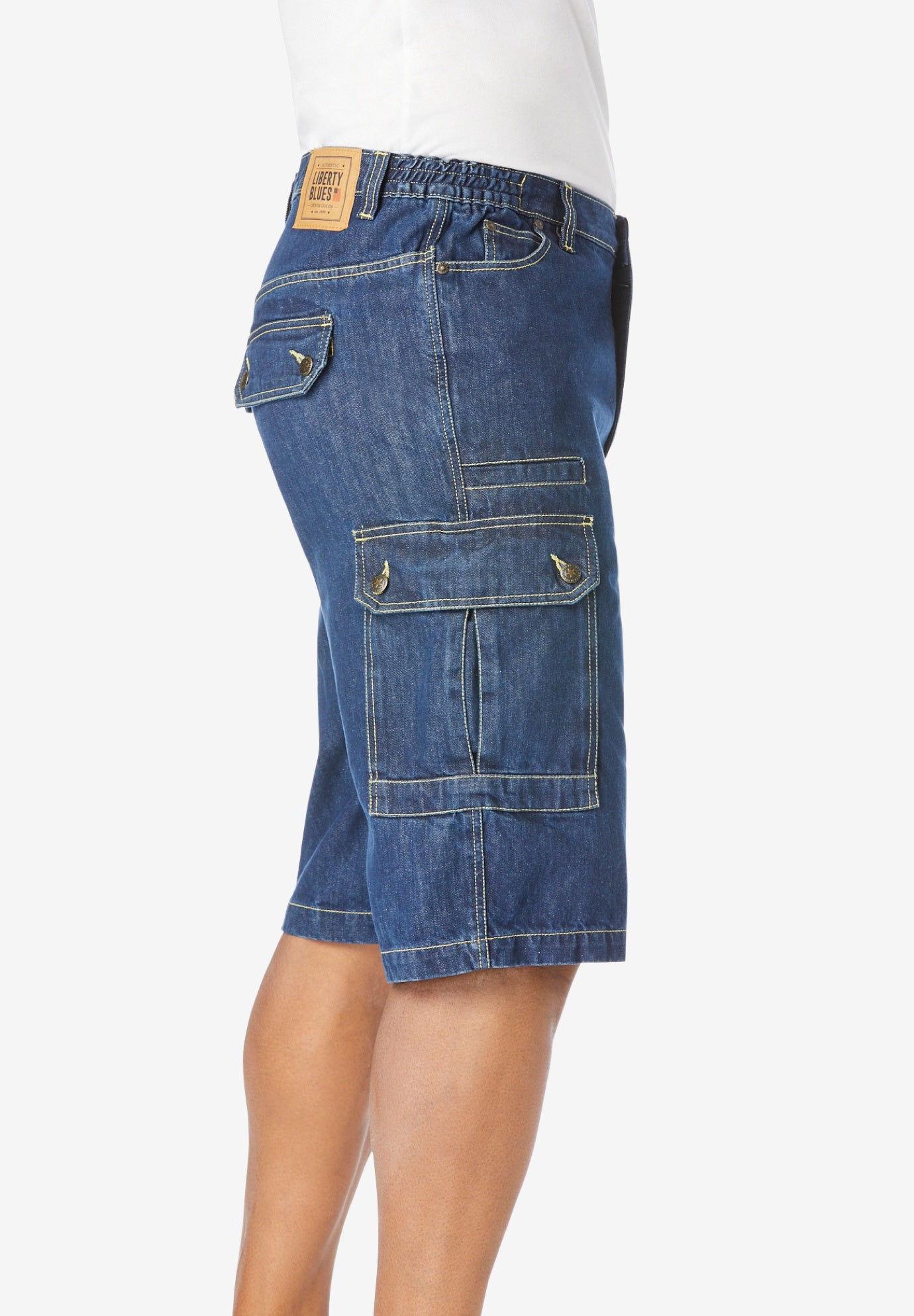 Denim Cargo Shorts image number 3