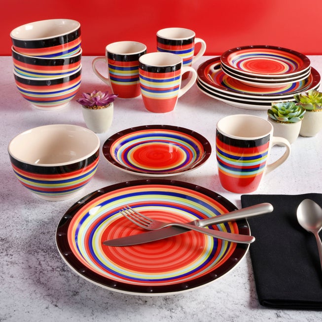 16-PC. Casa Stella Dinnerware Set image number 8