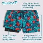 5" Swim Shorts with Super Stretch Liner image number 1