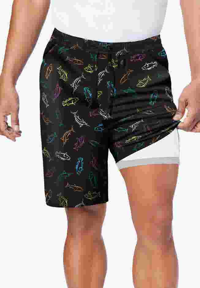 8" Swim Trunks with Super Stretch Liner image number 3