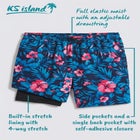 5" Swim Shorts with Super Stretch Liner image number null