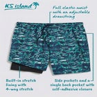 8" Swim Trunks with Super Stretch Liner image number 2