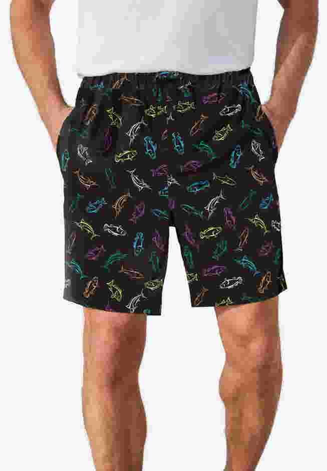 8" Swim Trunks with Super Stretch Liner image number 0