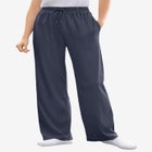 Sport Knit Straight-Leg Pull-On Pants image number null