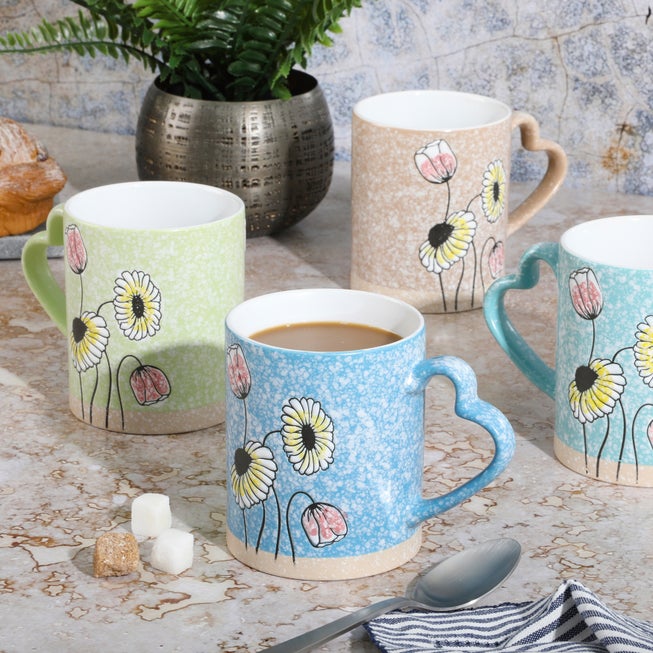 Sunbloom 15 oz. Mugs, Set of 4 image number null