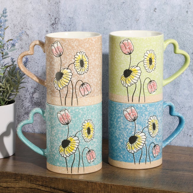 Sunbloom 15 oz. Mugs, Set of 4 image number null