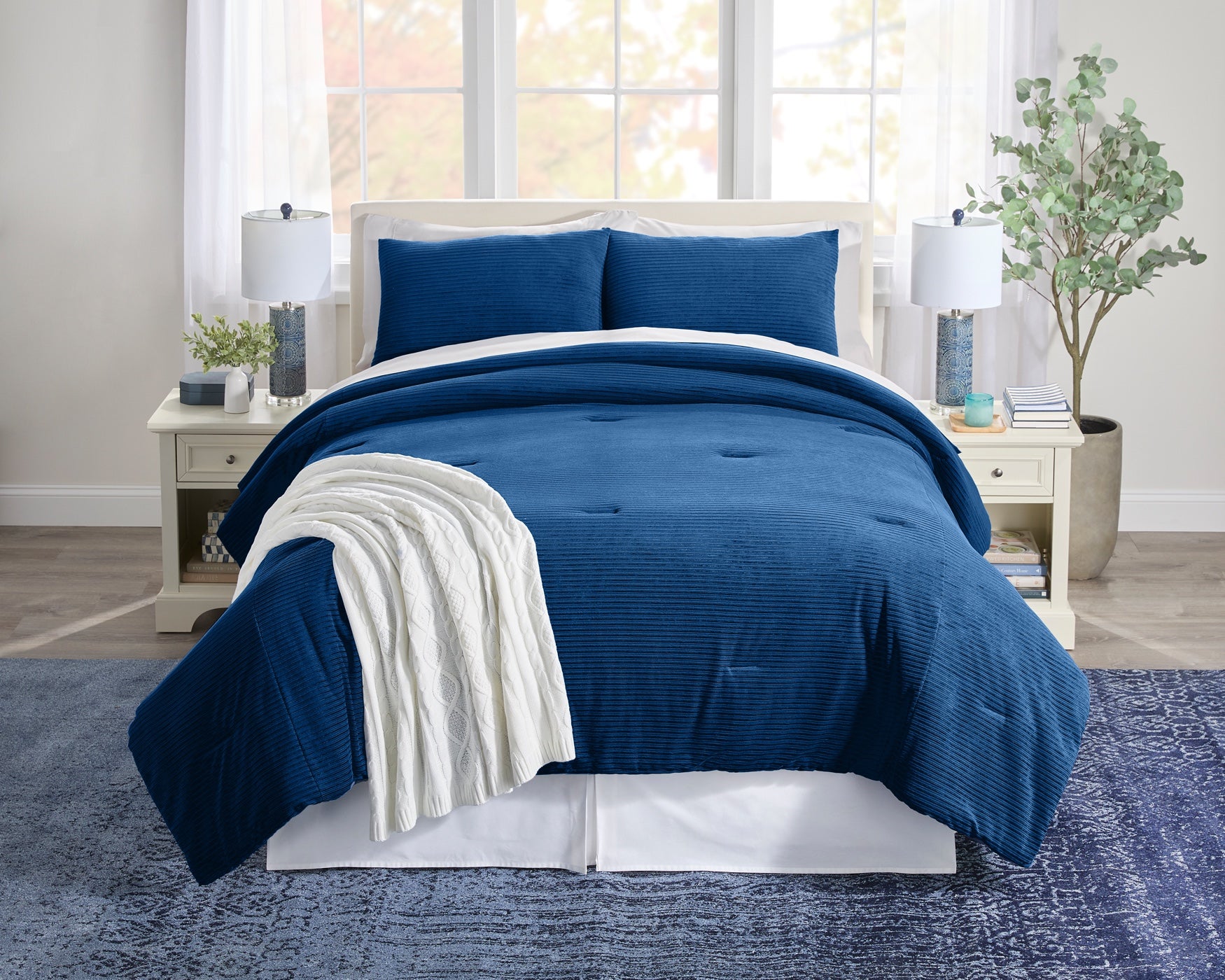 Corduroy Comforter 3-PC Set image number 0