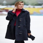 Hooded Toggle Wool Coat image number null