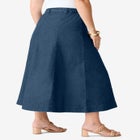 Plus Size 24/7 Stretch A Line Maxi Skirt image number null