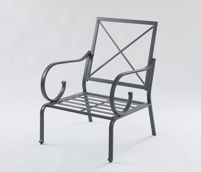 Riviera Steel Deep Seat Patio Chair image number null