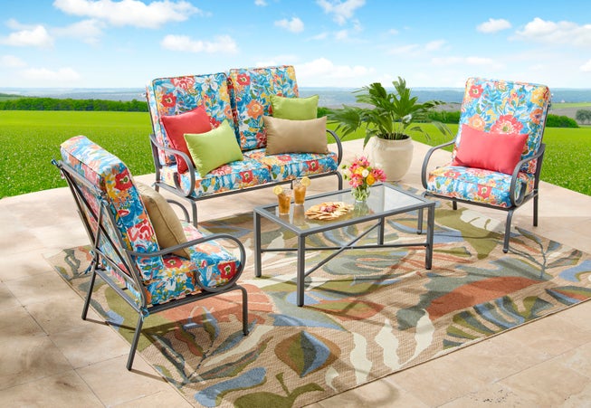 Riviera Steel Deep Seat Patio Chair image number null