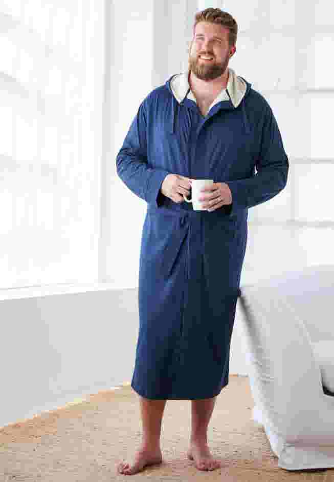 Sherpa-Lined Robe image number 1