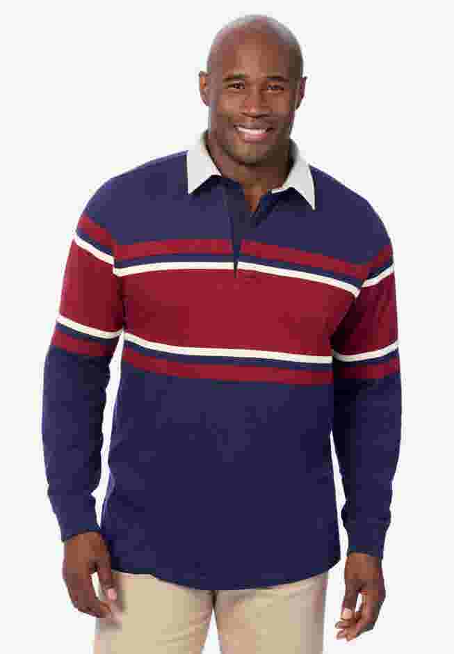 Long-Sleeve Rugby Polo image number 0